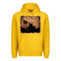 Lemon America Western Cowboy and Cowgirl Leopard Frame Premium Hoodie - CowCowDesign
