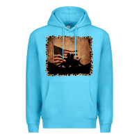 America Western Cowboy And Cowgirl Leopard Frame Premium Hoodie | Teevron