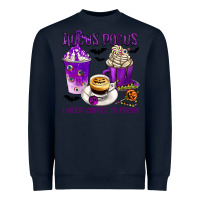 Navy Hocus Pocus I Need Coffee to Focus Heavyweight Sweatshirt - texasbilliewilder
