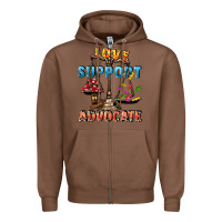 Chestnut Love support advocate Zipper Hoodie - CowGirlArtShop