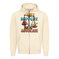 Sandshell Love support advocate Zipper Hoodie - CowGirlArtShop