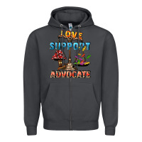 Smoke Love support advocate Zipper Hoodie - CowGirlArtShop