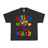 Pigment Black autism is not a disability it's a different abilit Urban Heavy Tee - LillyAllenDesigns