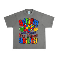Tornado autism is not a disability it's a different abilit Urban Heavy Tee - LillyAllenDesigns