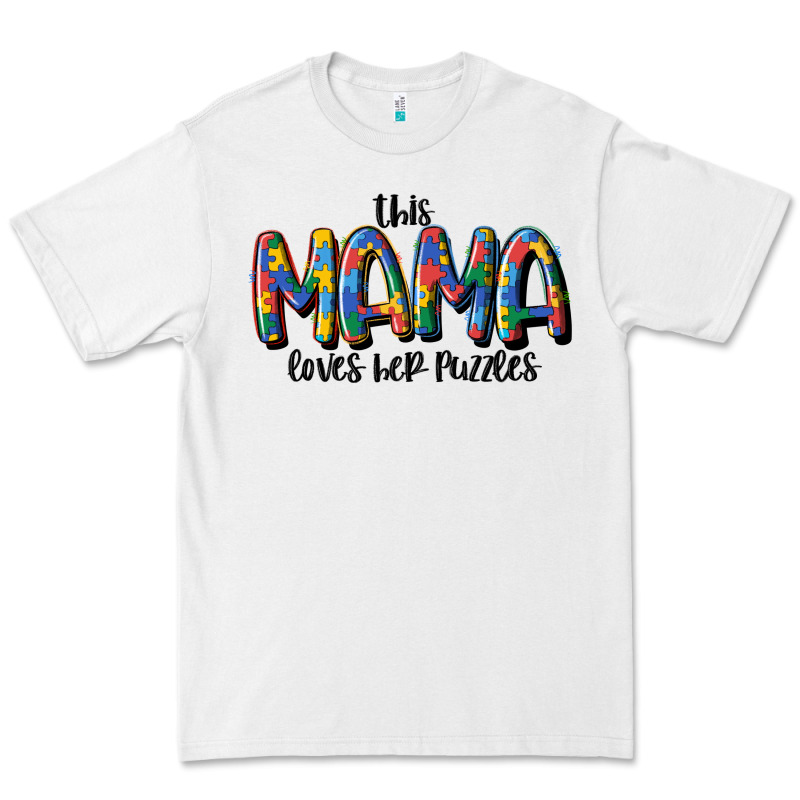 This Mama Loves Her Puzzle Premium Tee by MaliasSmallBusiness | Teevron