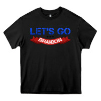 Black Let's Go Brandon Heavy Core Tee - Jasminsmagicworld