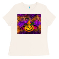 Bone halloween jack o'lantern tumbler Ladies Tee - Jasminsmagicworld