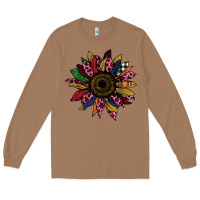 Toasted Coconut Cheetah Christmas Sunflower Long Sleeve Tee - Bettercallsaul