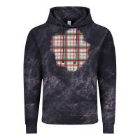 Cloud Black Christmas Tartan Patch Vintage Hoodie - BundleAndBundleShop