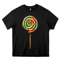 Black rainbow lollipop Heavy Core Tee - AdoDesignShop