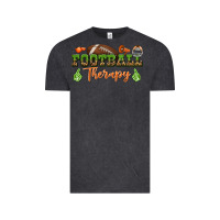 Vintage Black football therapy Vintage Tee - BundleAndBundleShop