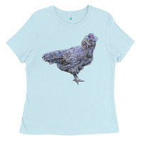 Baby Blue Ameraucana Chicken Ladies Tee - LillyAllenDesigns