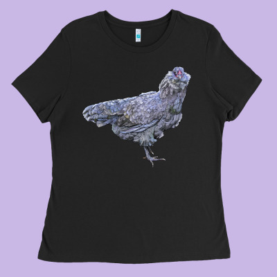 Ameraucana Chicken Ladies Tee Designed By Lillyallendesigns