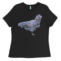 Black Ameraucana Chicken Ladies Tee - LillyAllenDesigns
