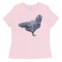 Bubblegum Pink Ameraucana Chicken Ladies Tee - LillyAllenDesigns