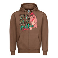 Chestnut Mama Junkie Mother's Day Zipper Hoodie - CowGirlArtShop
