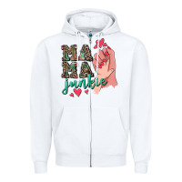 White Mama Junkie Mother's Day Zipper Hoodie - CowGirlArtShop