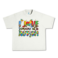 Pistachio i love someone with autism Urban Heavy Tee - LillyAllenDesigns