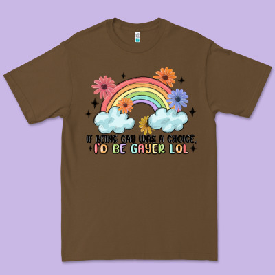 Gay Pride Premium Tee Designed By Maliassmallbusiness