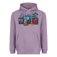 Lavender American mama Mother's Day Heavyweight Hoodie - FaDigitalArtStudio