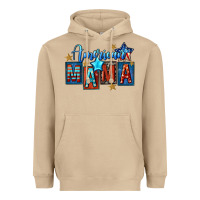Mushroom American mama Mother's Day Heavyweight Hoodie - FaDigitalArtStudio