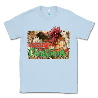 Dusty Blue merry christmas Classic Tee - JahusDesignShop