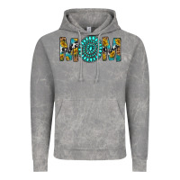 Cloud Rock Western Mom With Turquoise Gemstone Vintage Hoodie - BundleAndBundleShop