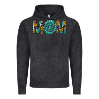 Vintage Black Western Mom With Turquoise Gemstone Vintage Hoodie - BundleAndBundleShop
