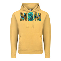 Vintage Mustard Western Mom With Turquoise Gemstone Vintage Hoodie - BundleAndBundleShop