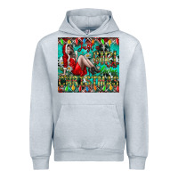 Heather Grey Just A Girl Who Loves Christmas Urban Hoodie - CowhideDigitalArt