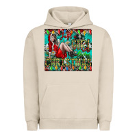 Pigment French Oak Just A Girl Who Loves Christmas Urban Hoodie - CowhideDigitalArt