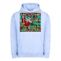Pigment Grape Ice Just A Girl Who Loves Christmas Urban Hoodie - CowhideDigitalArt