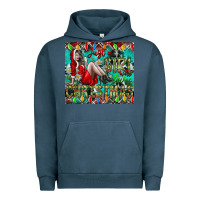 Pigment Midnight Navy Just A Girl Who Loves Christmas Urban Hoodie - CowhideDigitalArt