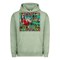 Pigment Oil Green Just A Girl Who Loves Christmas Urban Hoodie - CowhideDigitalArt
