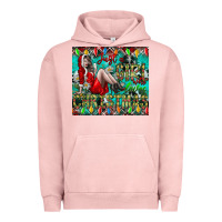 Pigment Salmon Just A Girl Who Loves Christmas Urban Hoodie - CowhideDigitalArt