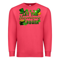 Cardinal Let the shenanigans begin St. Patricks Day Premium Sweatshirt - FaDigitalArtStudio