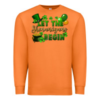 Carrot Let the shenanigans begin St. Patricks Day Premium Sweatshirt - FaDigitalArtStudio