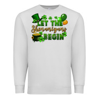 Dove Grey Let the shenanigans begin St. Patricks Day Premium Sweatshirt - FaDigitalArtStudio
