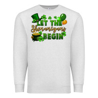 Oatmeal Heather Let the shenanigans begin St. Patricks Day Premium Sweatshirt - FaDigitalArtStudio