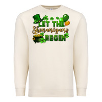 Sandshell Let the shenanigans begin St. Patricks Day Premium Sweatshirt - FaDigitalArtStudio