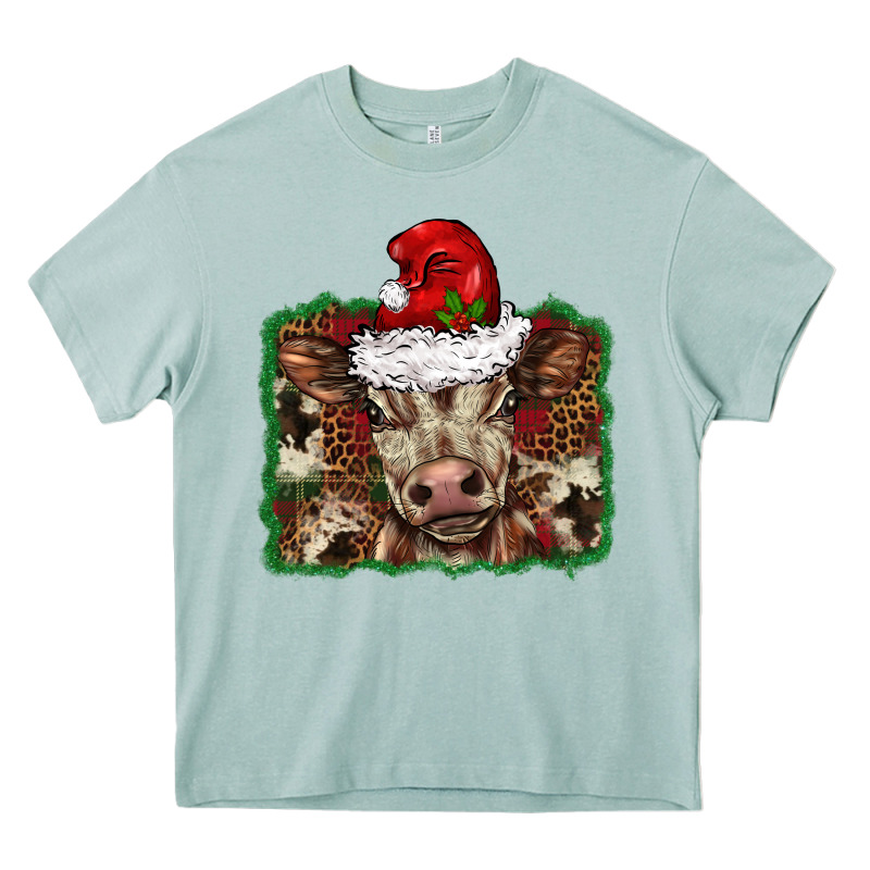 Christmas Background Baby Calf Heavy Core Tee by BarkalooDesign | Teevron