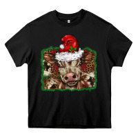 Black Christmas background baby calf Heavy Core Tee - BarkalooDesign