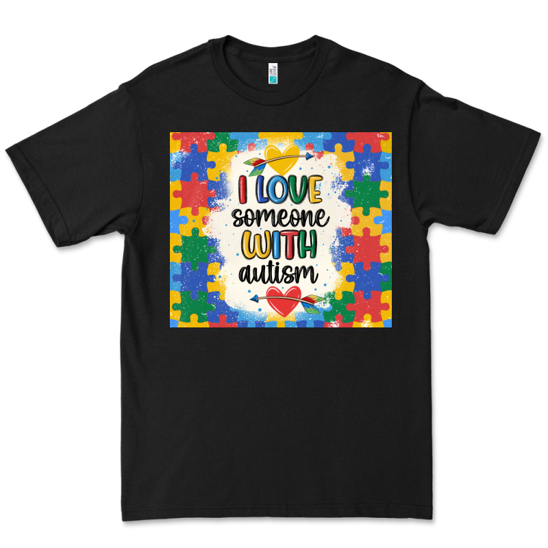 ı Love Someone With Autism Premium Tee by MaliasSmallBusiness | Teevron