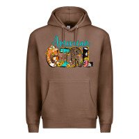 Chestnut American Girl, western Cowhide Premium Hoodie - CowCowDesign