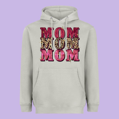 Mom Mom Mom Mother's Day Heavyweight Hoodie Designed By Fadigitalartstudio