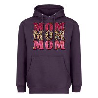 Plum Mom mom mom Mother's Day Heavyweight Hoodie - FaDigitalArtStudio