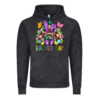 Vintage Black Easter Day Rainbow Vintage Hoodie - BundleAndBundleShop