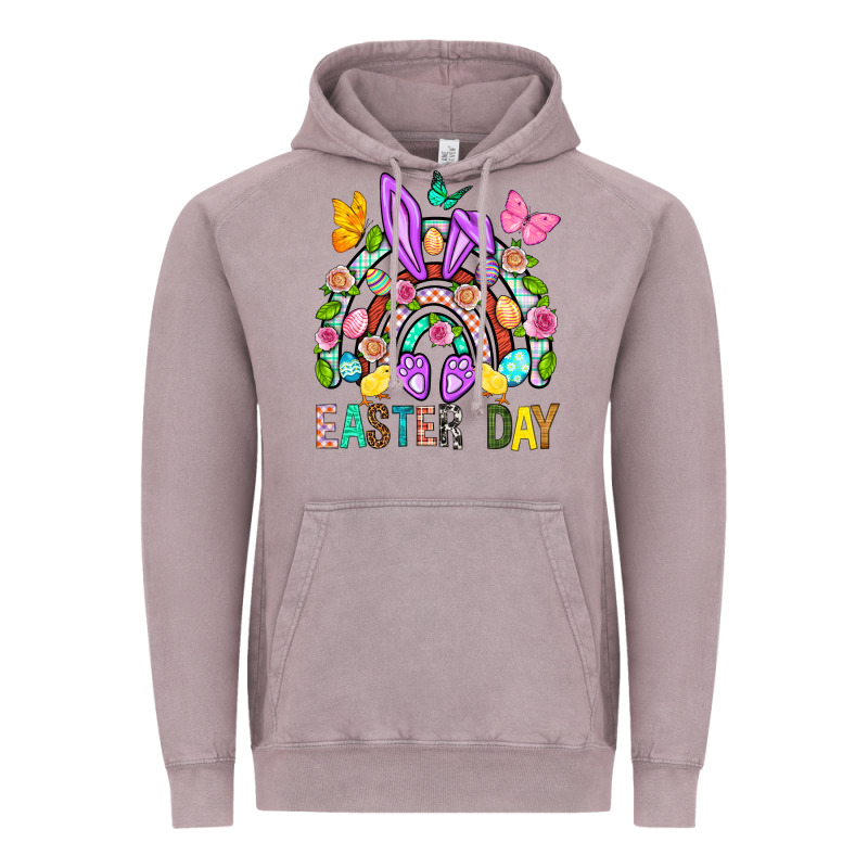 Easter Day Rainbow Vintage Hoodie by BundleAndBundleShop | Teevron
