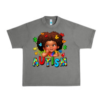 Tornado autism afro girl Urban Heavy Tee - LillyAllenDesigns