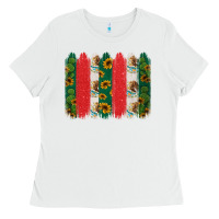 White mexican flag brushstroke Ladies Tee - Jasminsmagicworld